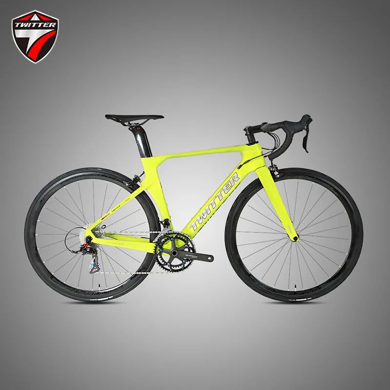 2023 TWITTER offre spéciale R10 43.5cm/56cmV brake-RS-22S câblage intérieur rupture du vent course T800 fibre de carbone vélo de route 700 * 25C roues 14