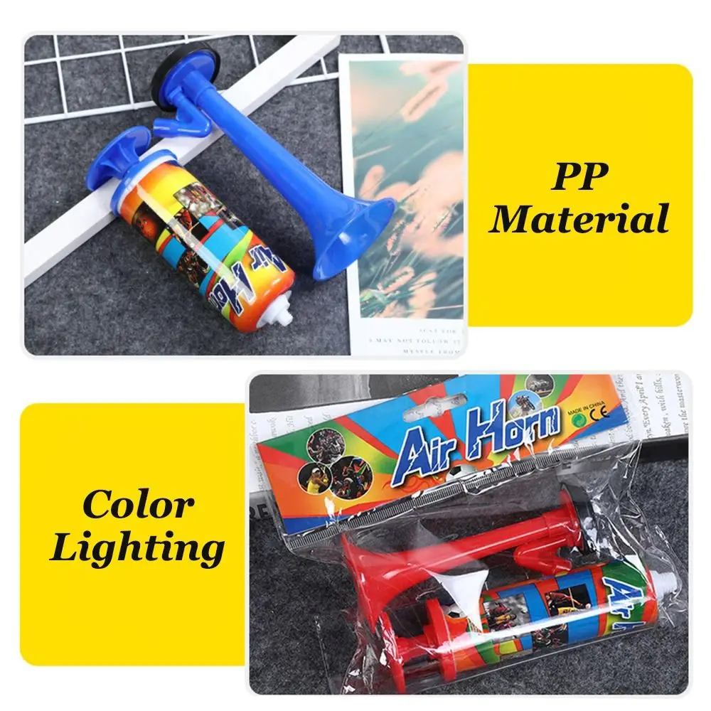 Loud Noise Maker Handheld Air Horn Cheer Boat Safety Blast Air Horns Safety Alarm Marine Signal Mini Handpush Pump Outdoor plastic horn,football noise makers