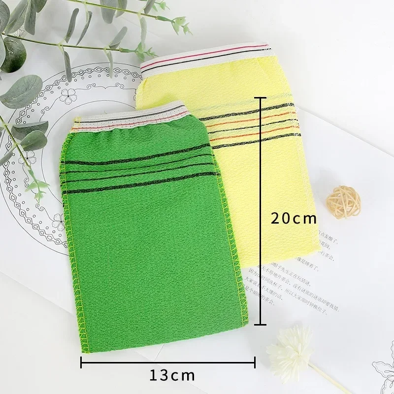 Exfoliating Washcloth Asian Exfoliating Bath Gloves Body Scrub Towel Cleaning Peeling SPA Shower Foam Body Massage