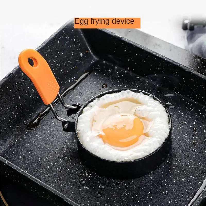 Omelette Mold Practical Square Round Fried Egg Ring Silicone Egg Fryer Mould  Square Round Fried Egg Mold for Household - AliExpress