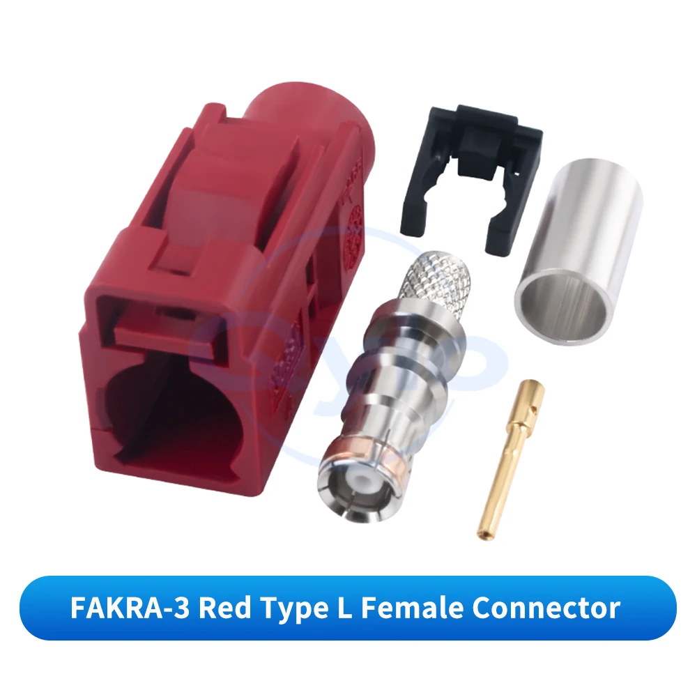 FAKRA K Weiblicher Automobilstecker FAKRA-3 Stecker A/B/C/D/E/F/G/H/I/K/L/M/Z Modelle Mehrere Farben (1 Stück) – Detail 16