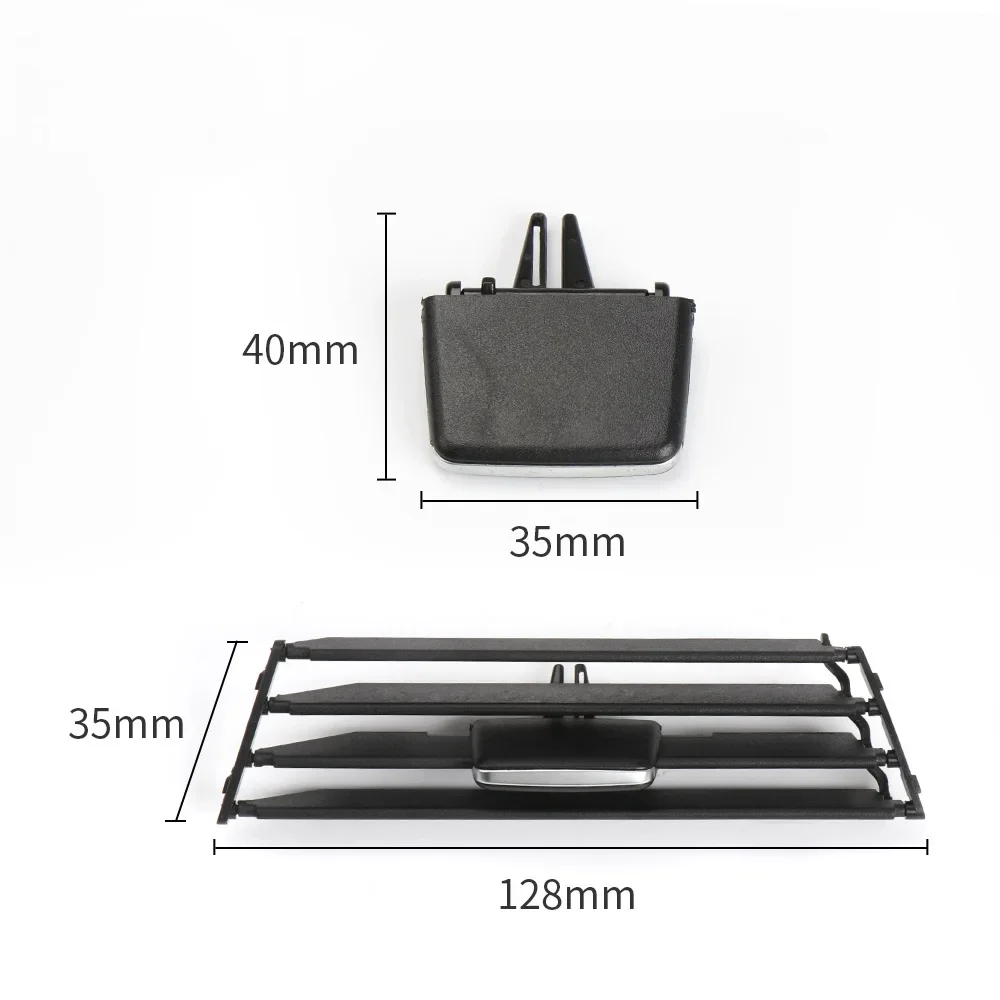 블랙 자동차 전면 에어컨 배출구 A/C 에어 벤트 배출구 탭 클립 수리 키트, BMW 2005-2012 3 시리즈 E90 318 320 323 325 M3