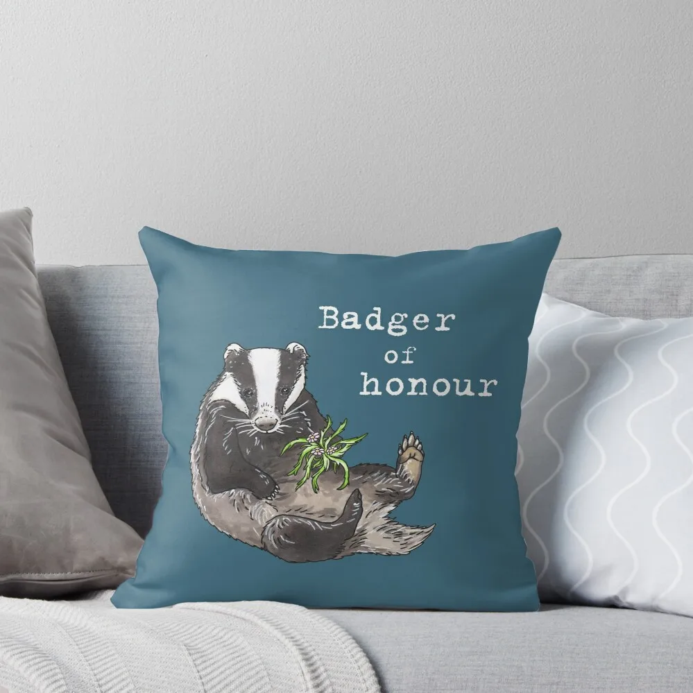 

Badger - Animal series Throw Pillow Throw Pillow Cushion Cover For Sofa