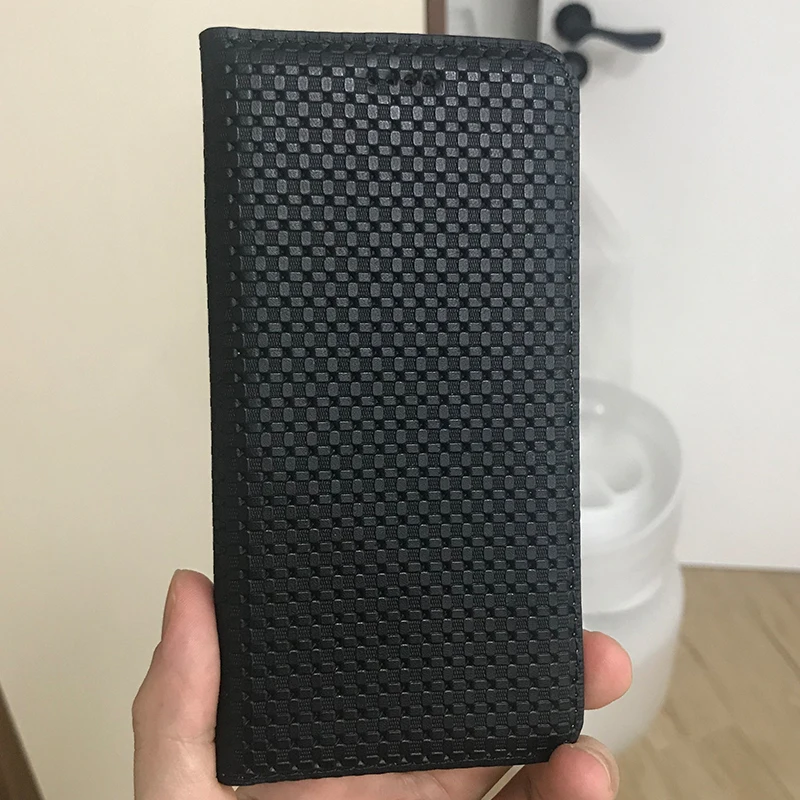 Magnetic Genuine Leather Flip Wallet Phone Case Cover