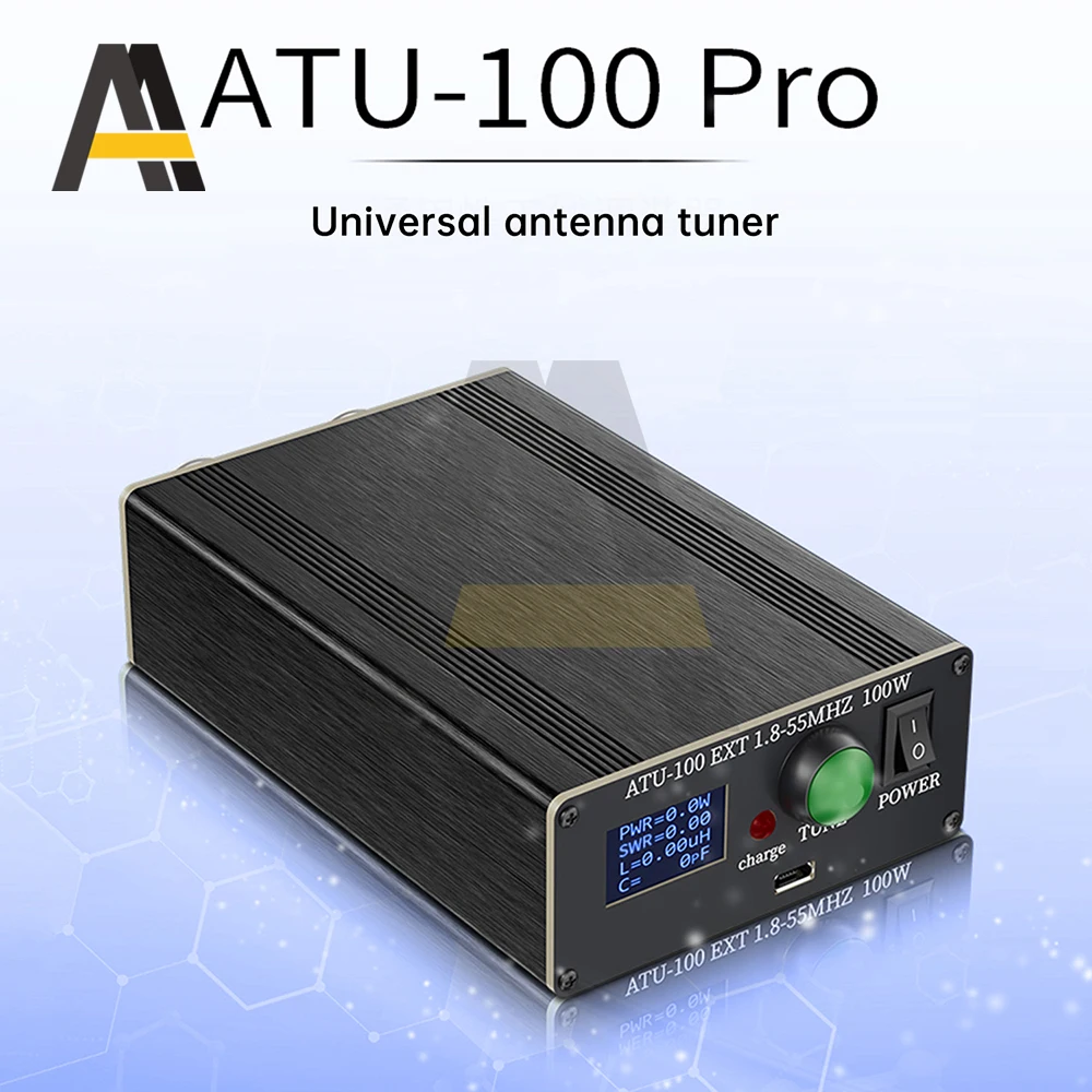 Mini Sintonizzatore d'Antenna Automatico per Apparecchiature Radio 1.8~55MHz 0.96IN con Alloggiamento ATU‑100 Strumenti Elettrici - immagine 4
