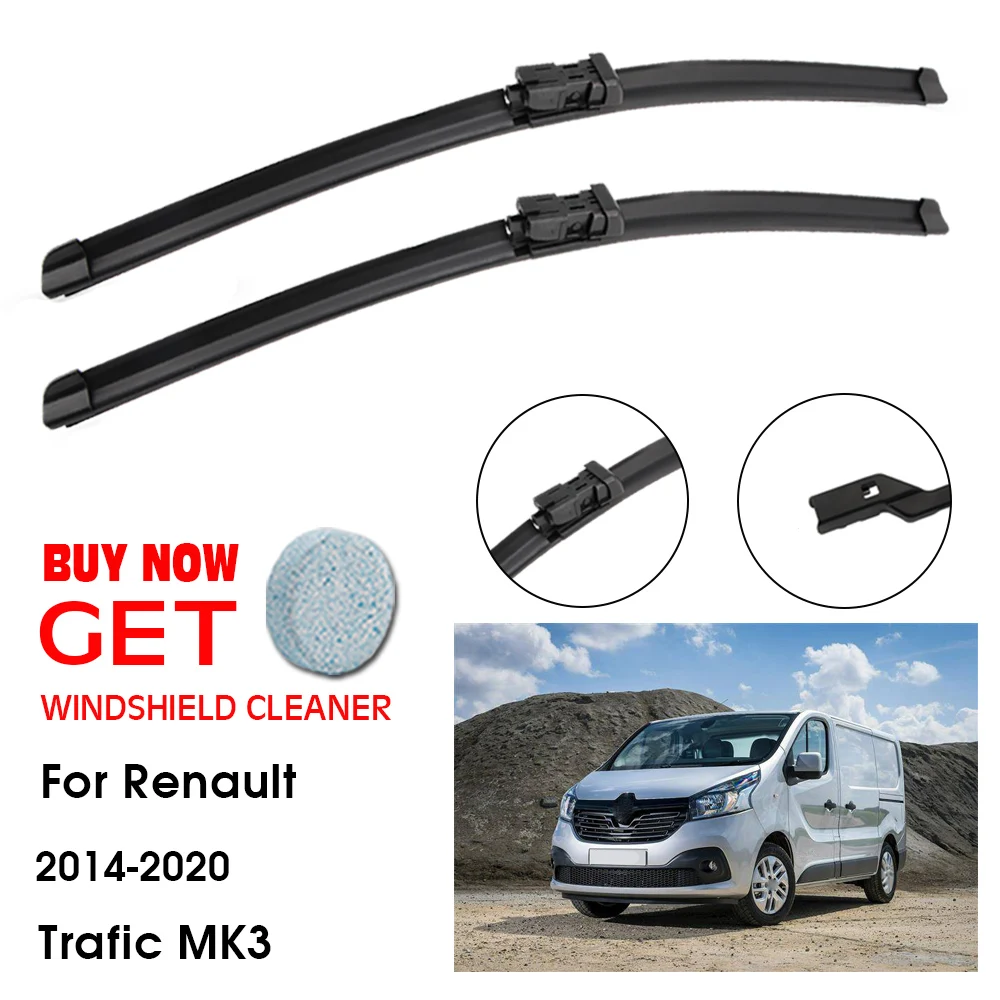 

Щетка стеклоочистителя для Renault Trafic MK3, 26 + 19 дюймов, 2014-2020