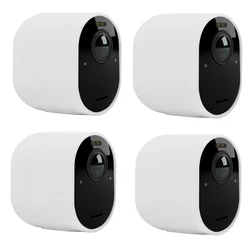 4Pcs White Silicone Cover for Arlo Ultra/Ultra 2 & Arlo Pro 3/Pro 4 Weatherproof Protective Case Camera Security Skins