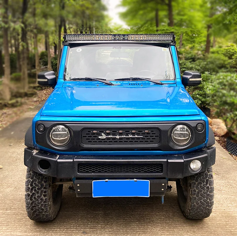 シルバーロゴ付き3Dエンブレム用フロントグリル,1998-2022 jimny