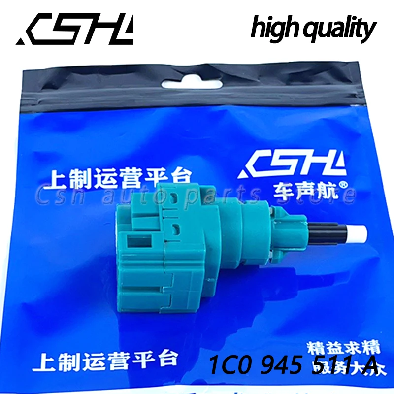 

1C0945511A Brake Light Switch for VW GOLF MK4 MK5 BORA Variant CADDY MULTIVAN T5 SHARAN BEETLE TRANSPORTER T5 1J0945511E
