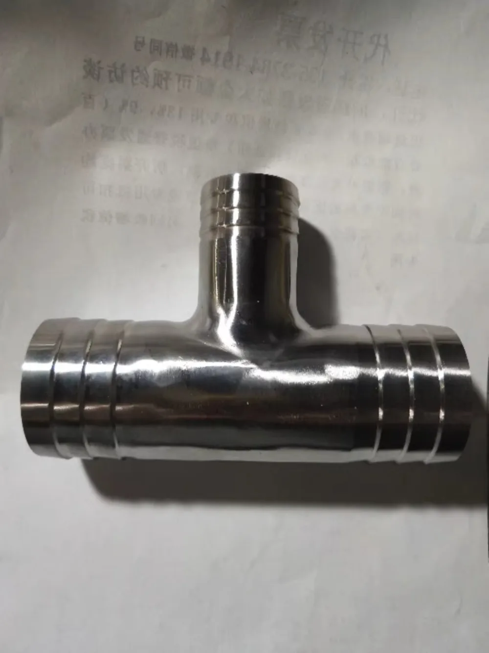 6 8 10 12 14 16 19 20 25 32 38-51mm Hose Barb Reducer Tee 3 Ways Splitter 304 Stainless Steel