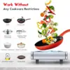 Hot Plate Dual Electric Stoves, Countertop Stove Double Burner for Cooking, Infrared Ceramic Hot Plates Double Cooktop 3