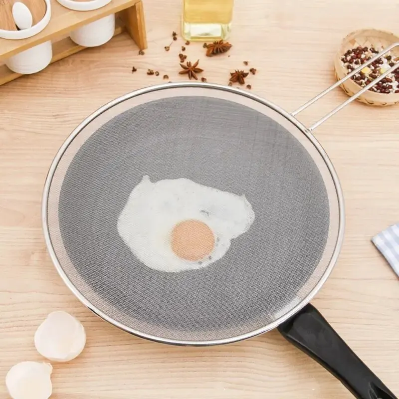 Stainless Steel Oil Splash Screen Anti Scald Deep Frying