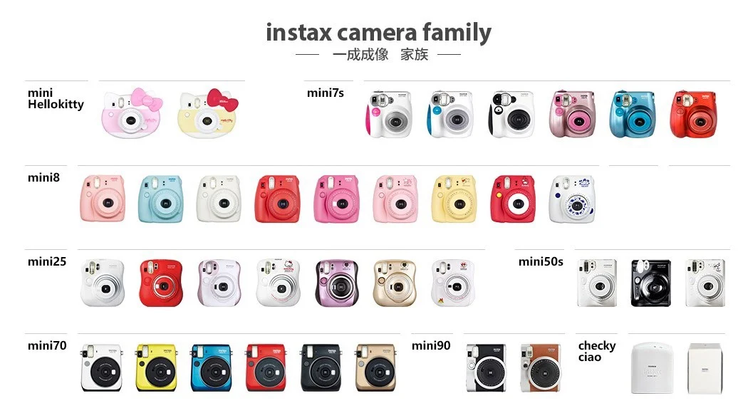 10 Sheets Fujifilm Instax Mini Film For Fuji Instant Camera Mini