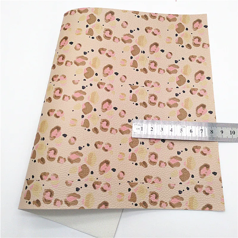 Description Picture 5 of itemBallet Dancers Custom Synthetic Leather Fabric Sheets Leopard Faux Leather Pink Glitter Leather Sheet For Bows DIY 21x29CM Q1066