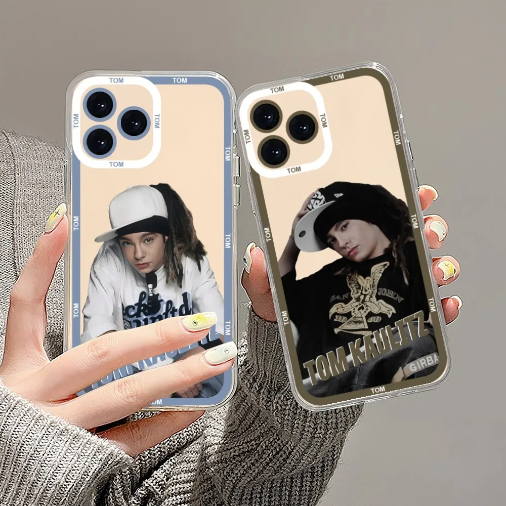 Singer Tom Bill Kaulitz Tokio Custodia Per Telefono Dell'Hotel Per Iphone 13 14 Mini 11 12 Pro Max Custodia Trasparente