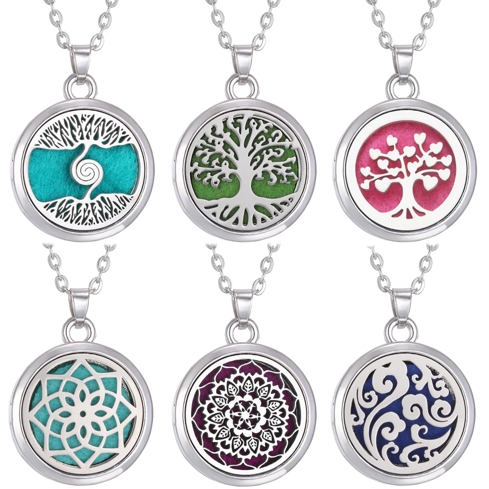 mEssentials Tree of Life Aromatherapy Necklace