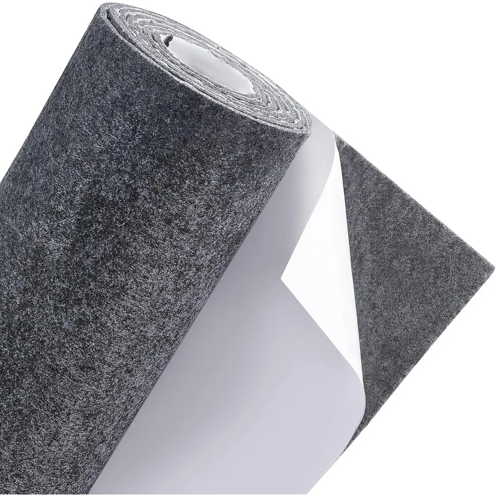 Jewelry Making Supplies Sewing Fabric Paste Craft Supplies 1Sheet 11.8x78.7inch Gray Self Adhesive Felt Fabric Drawer Liner for DIY Crafts Sewing Accessories and Jewelry Drawer Box Fabric