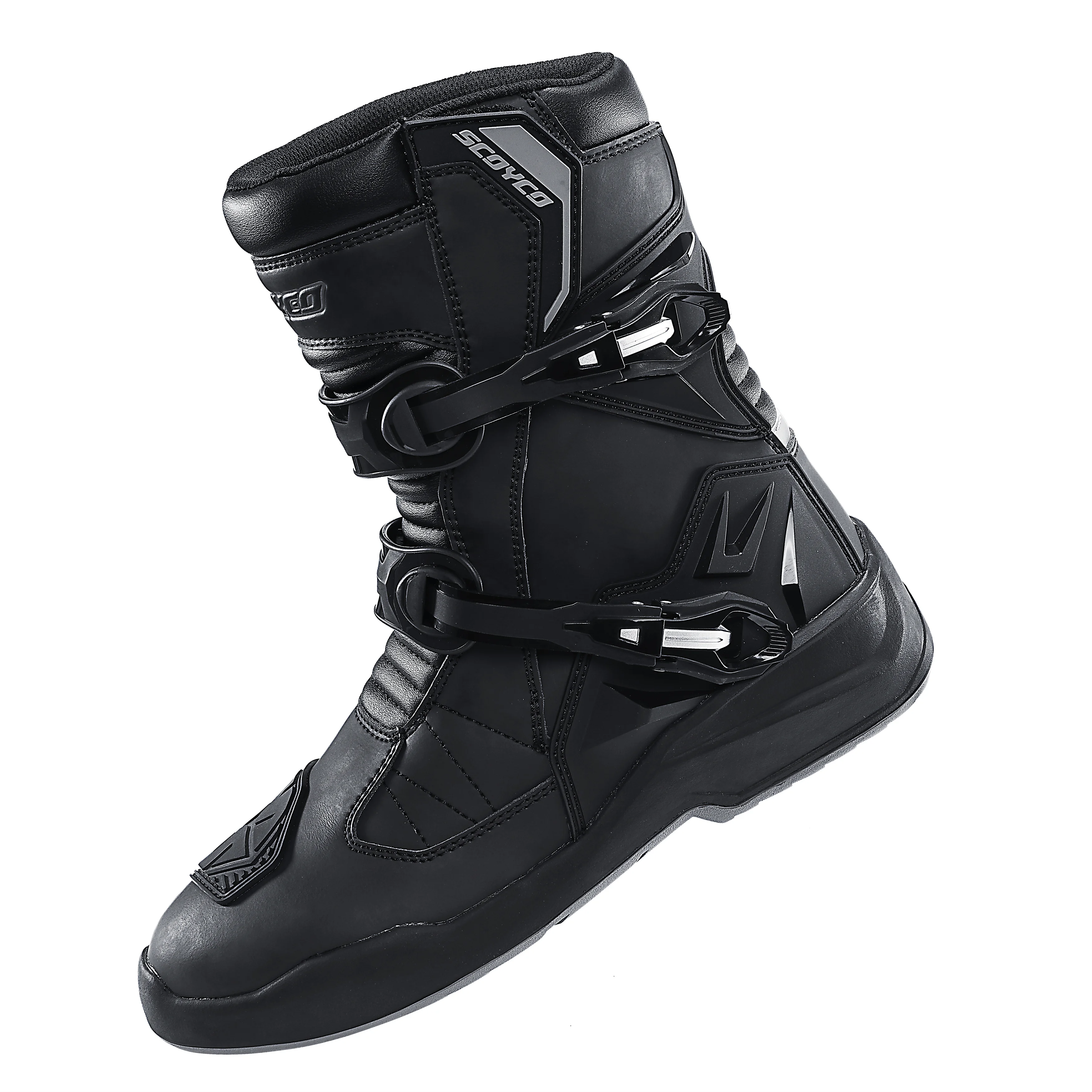 Wear-resistant Men's Biker Boots Anti-slip Motorcycle Boots Anti-fall Motocross Waterproof Motorcycle Protection Equipment motorcycle boots