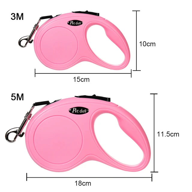 3m 5m Dog Leash Retractable Puppy Roulette For Small Medium Dogs Cats Lead Extending Traction Rope Chihuahua Outdoor Supplies 6