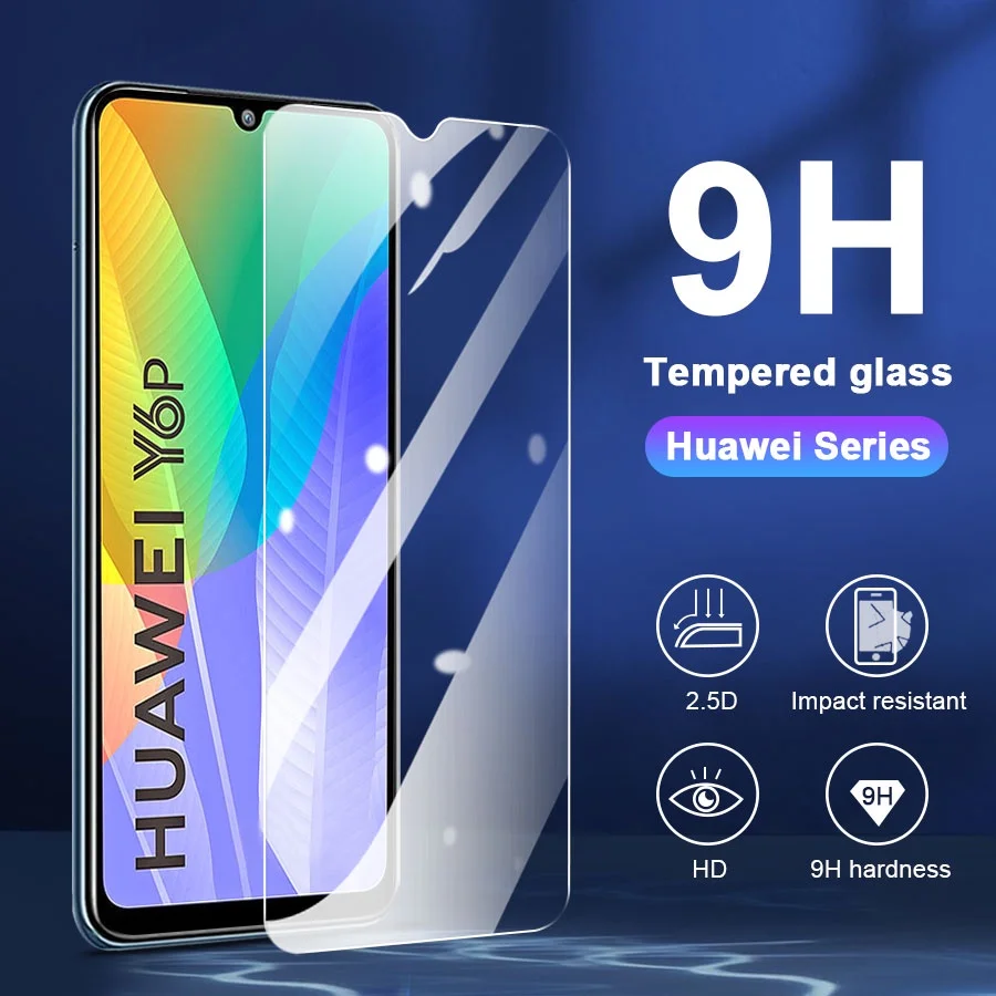 

Tempered Glass For Huawei P20 P30 Lite Y7 Pro P40 Mate 20 X Nova 7i 7 SE 8i Y7 Y7P Y5P Y6P Y6s Honor 8X Y9 HD Protective Film