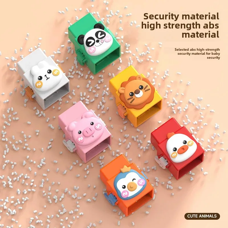 Fun Animal Stacking Toys For Kids Baby Early Education Press Assembly Preschool Learning Playthings Mainland China Origin
