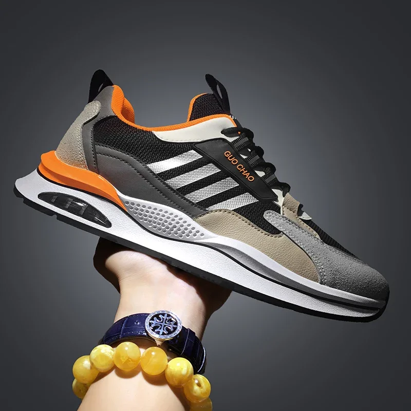 

Мужские спортивные кроссовки, летняя обувь для бега, Повседневная модная обувь, летающая плетеная дышащая обувь для мужчин, уличная спортивная Рабочая обувь