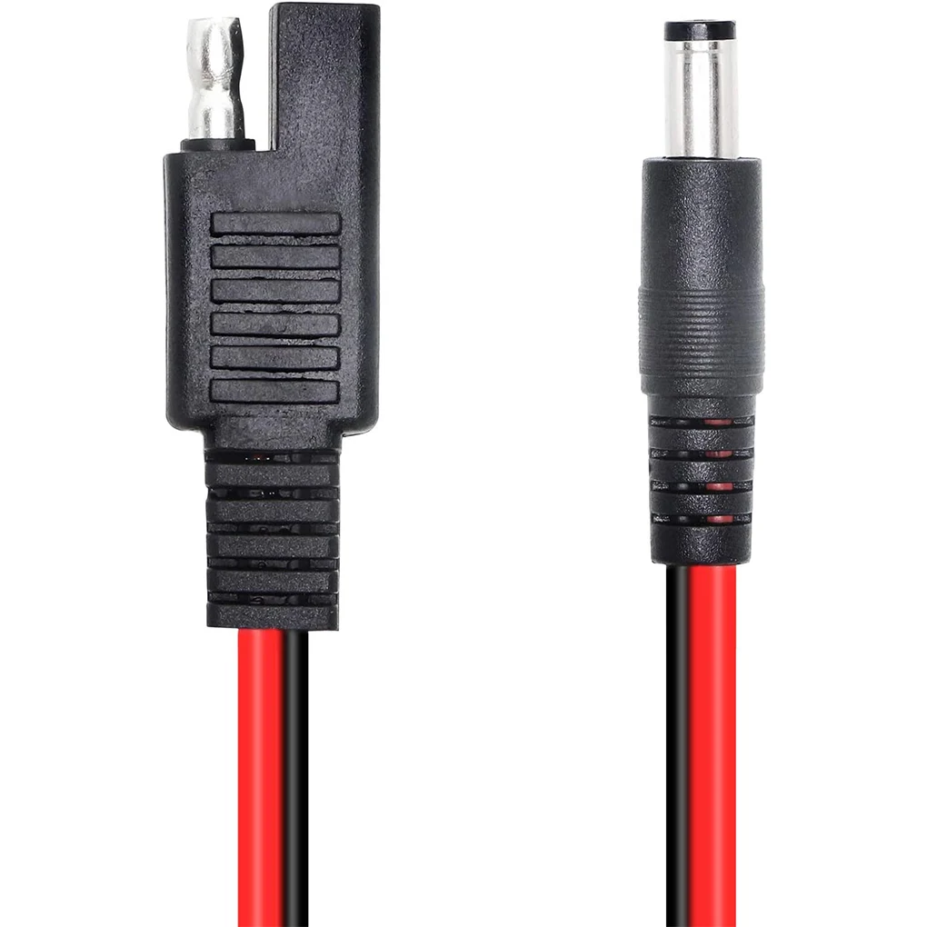 SAE to DC 어댑터, 태양 전지 패널 컨버터, 전기 액세서리, 5.5x2.1mm