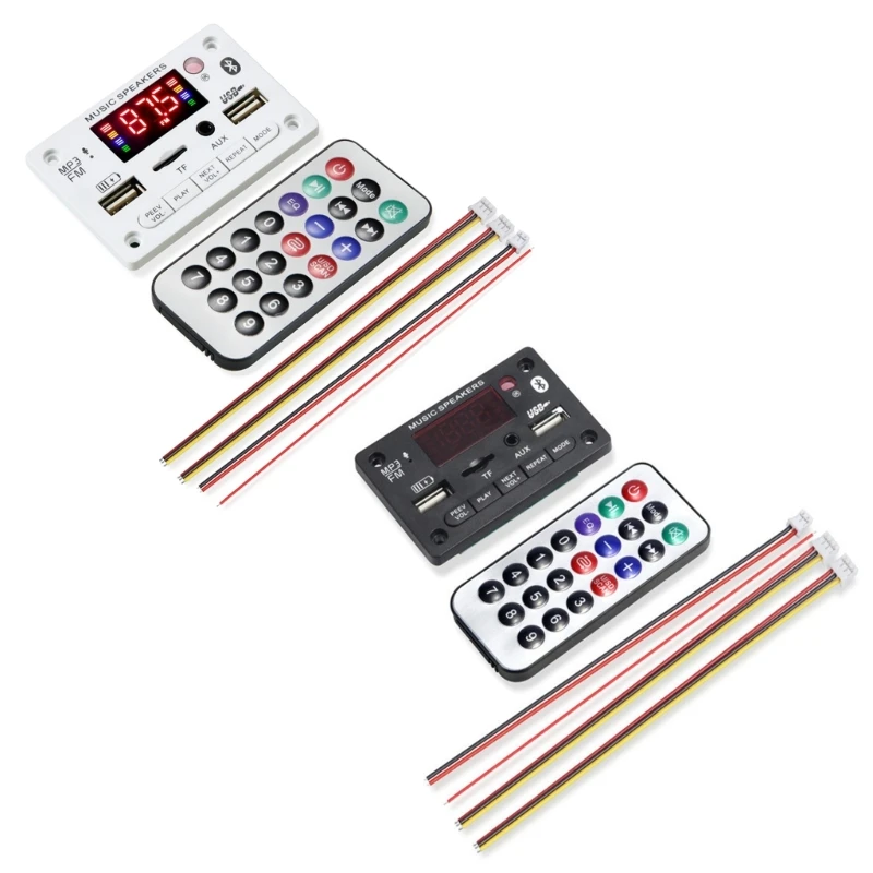 

Плата декодера WMA WAV 12 В, автомобильный USB-модуль FM-радио, MP3-плеер, громкая связь, вызовы