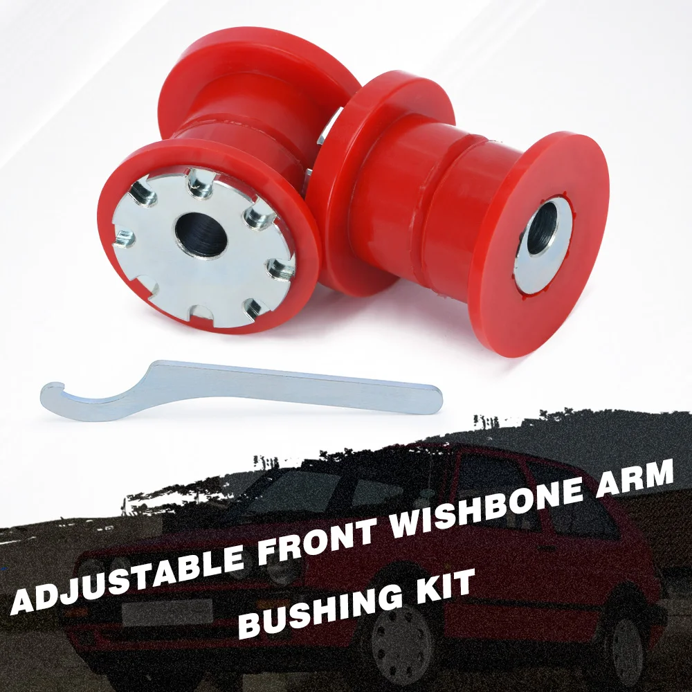 Control Arm Bushings Kit Front Control Arm Polyurethane Bushing Kit for VW Golf Caddy Jetta Passta Tiguan,Audi A3 S3 Q3 TT,Skoda Superb Octavia,Seat