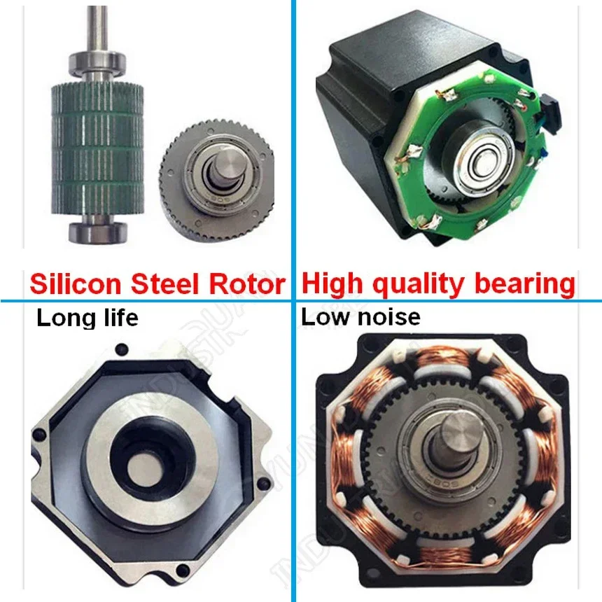 3D 프린터 조각기 기계 CNC 키트용 Nema 17 스테퍼 모터, 42mm 플랜지, 42N.cm, 4 리드, 1.5A, 2 상 스테퍼 모터