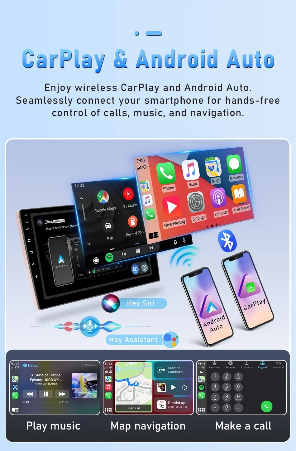 Srnubi Autoradio Für Peugeot 307 307CC 307SW 2002 - 2013 drahtlose CarPlay Android Auto auto intelligente systeme Keine 2 din 2din DVD – Detail 9