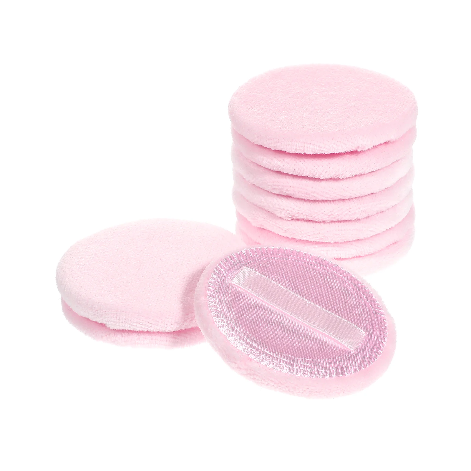 Puff Case Powder Puffs Triangle for Sponge Makeup of Housing Pressed Applicator Pad Facial Foundation Accessories Round Small 6