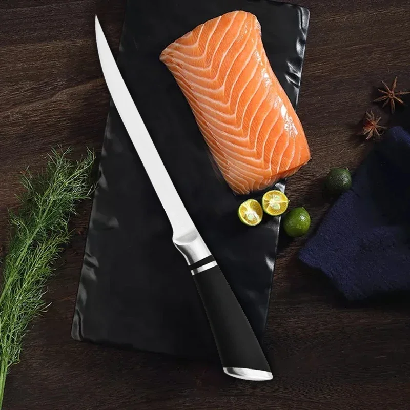 Kitchen Knife Meat Cleaver Stainless Steel Kitchen Knife Butcher Boning Knife Sharp Meat Cleaver Chef Fish Vegetable Cooking Tool