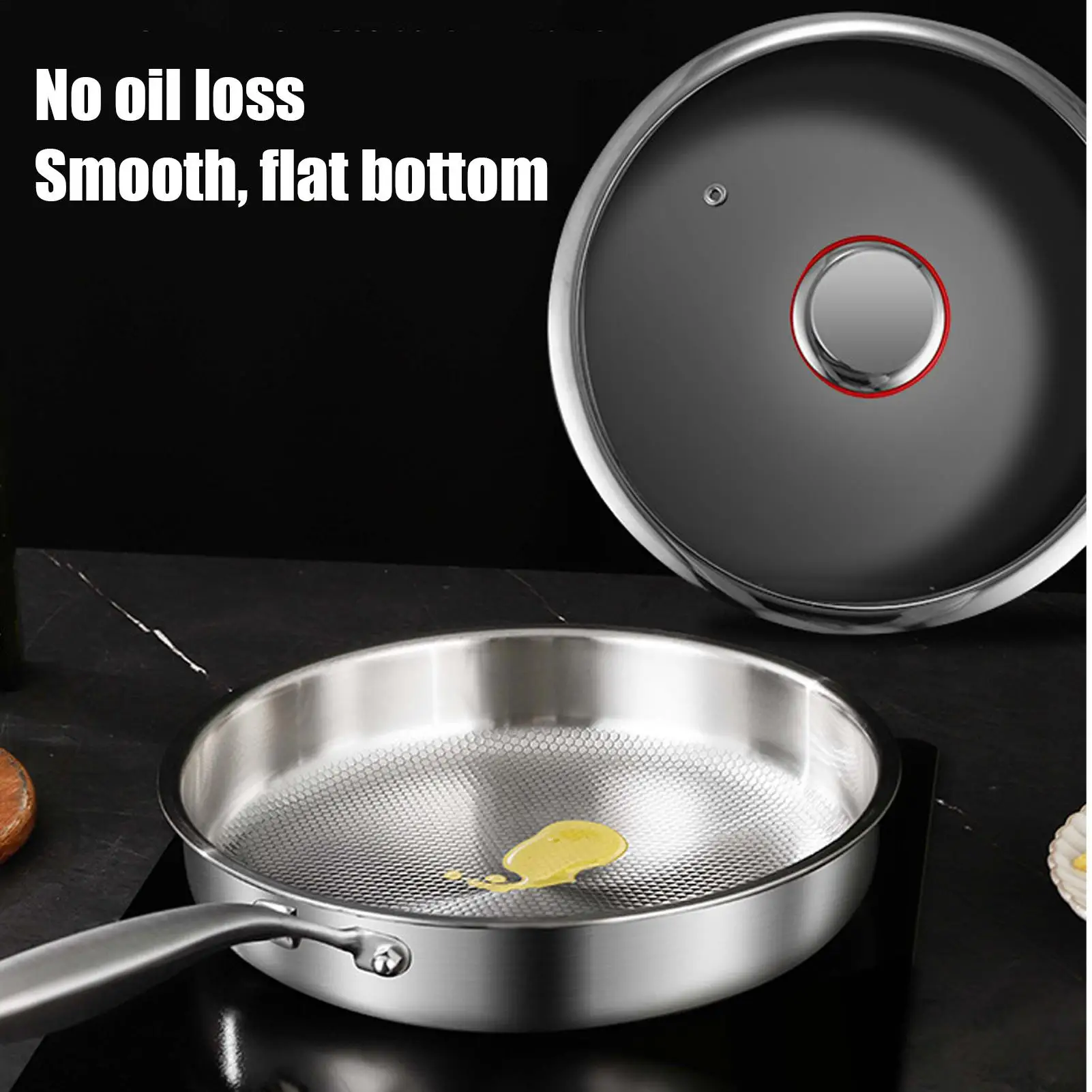 Titanium Stainless Frying Pan 3
