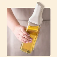 New 500ml Automatic Opening Glass Oil Bottle Condiment Container Pouring No Oil Leakage Oil Dispenser For Kitchen 1