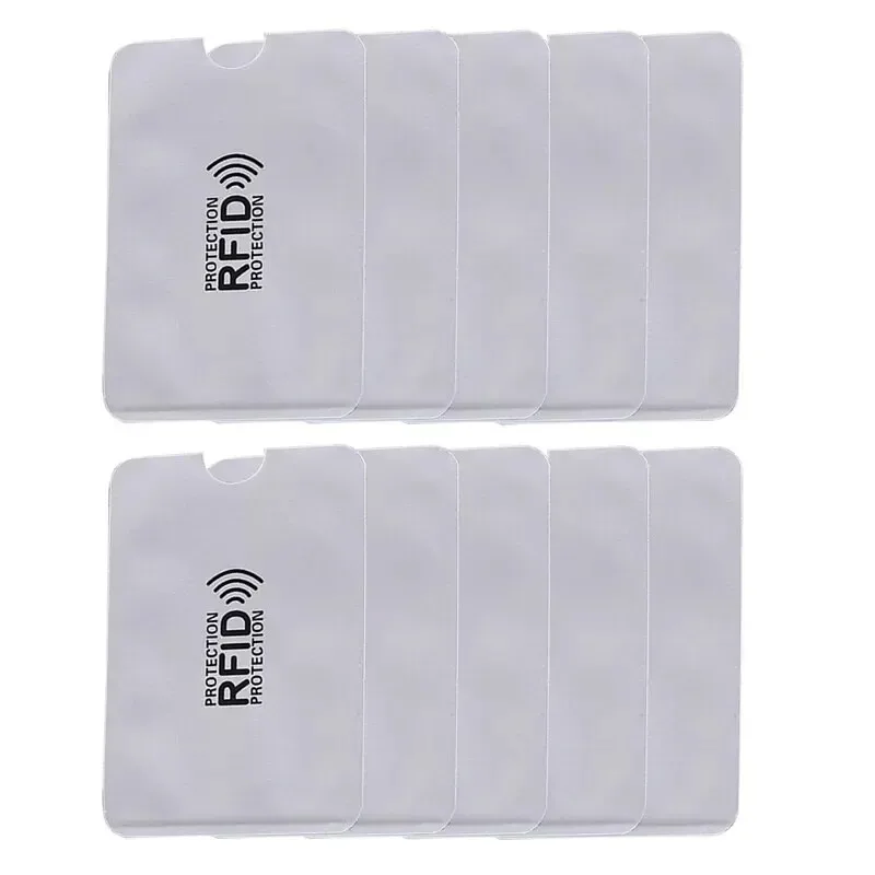 RFID Blocking Aluminum Foil Card Sleeve Anti Theft Swipe Case