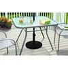 22lb Black Round Coated Resin Patio Umbrella Base, Holds Patio Umbrellas Securely 3