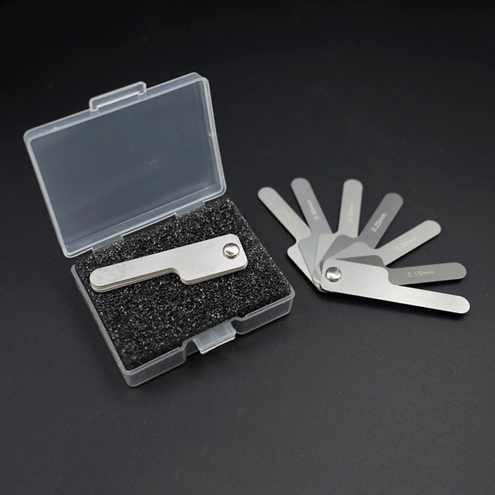 

7 Pcs/Set Dental Steel Interproximal Measuring Ruler Interproximal Measuring Ruler Reciprocating IPR System Orthodontic Tools