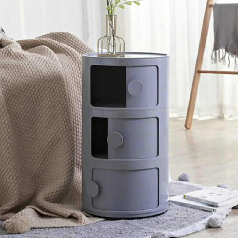 

Storage Nordic Nightstands Cabinet Mid Century Luxury Narrow Nightstand Round Rustic Plastic Mesa Furniture Dressers For Bedroom