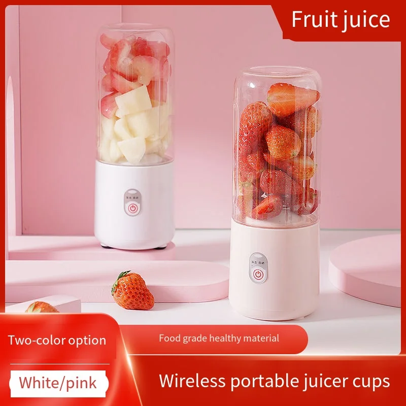 Mini Juicer Cup 500ml Household USB Rechargeable Juicer Small Portable