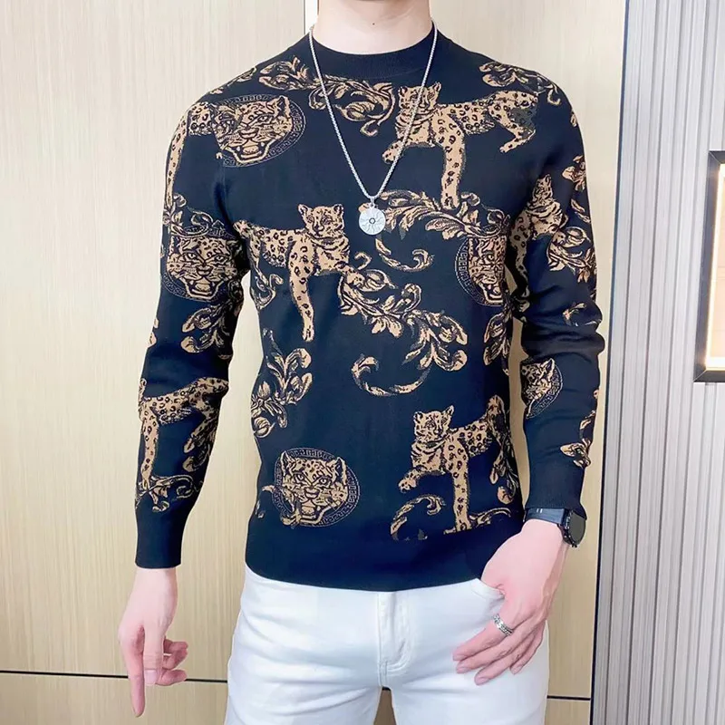 Autumn Winter KPOP Fashion Style Harajuku Slim Fit Knitwear Loose Casual All Match Undershirt Insert O Neck Long Sleeve Sweaters