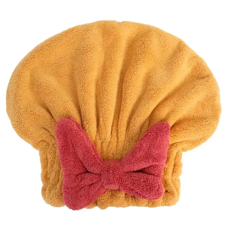 Dry Hair Cap Super Absorbent Quick Dry Bow Tie Towel Bath Bathroom Accessories quick drying towel curly hair drying hat