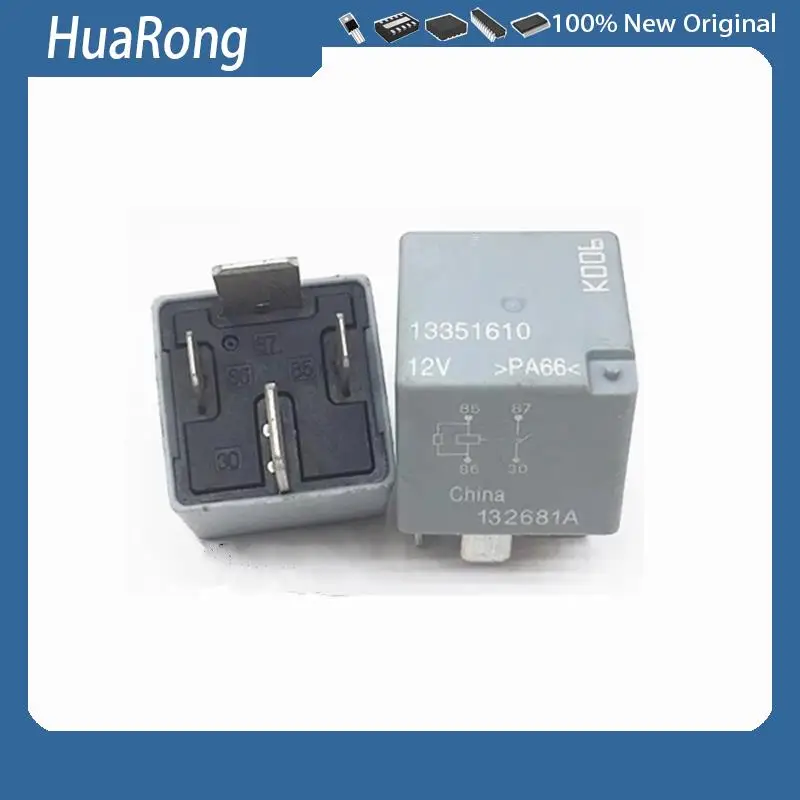 

2 шт./лот 13351610 12 в 80 А HFV16 12-H1TY-R 12 В 8974380780 70а 4 контакта