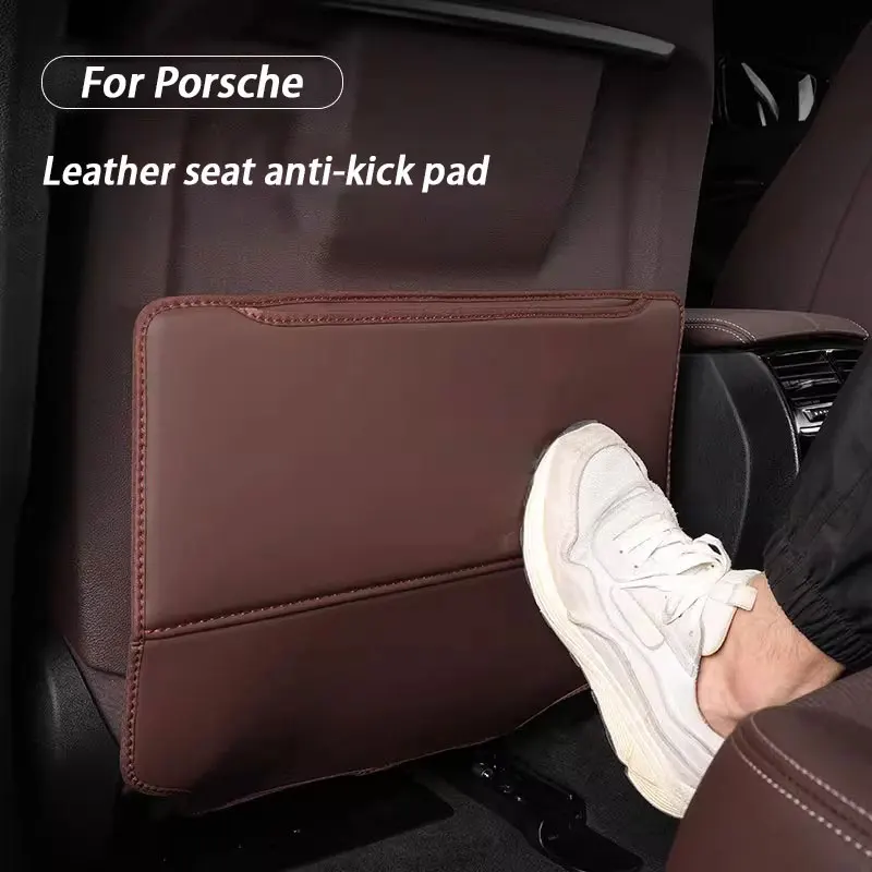 포르쉐 카이엔 92A 9YA Macan Panamera 인테리어 액세서리에 대 한 2pcs 자동차 좌석 뒤 안티 어린이 킥 패드 보호대 매트