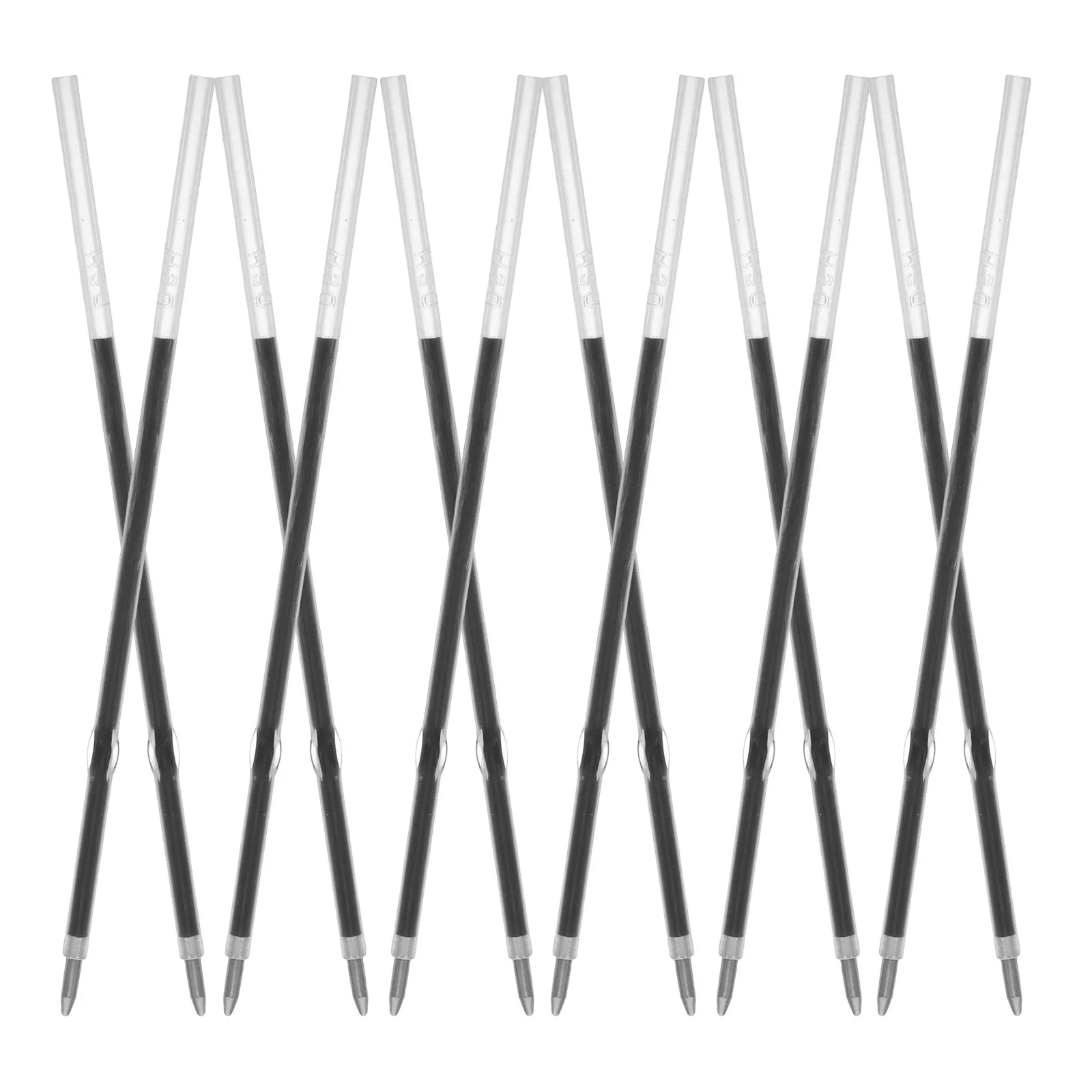 100Pcs 펜용 블루 0.7mm 펜 리필 부드러운 쓰기 잉크 리필 빠른 건조 트위스트 펜과 호환 가능 학교용