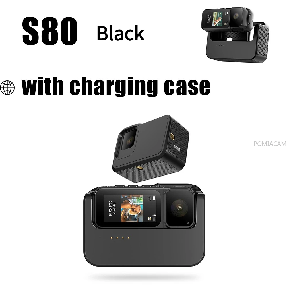With charging case