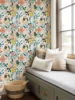 Fresh Green Floral PVC Wallpaper Elegant Spring Peel And Stick Wall Decor Casual Furniture Waterproof Cabinet Contact Paper 3