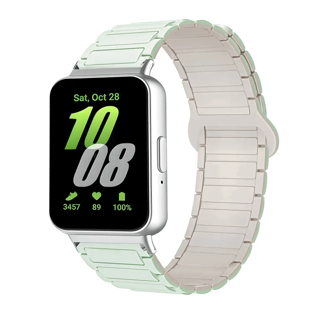 Sport Magnetic Silicone Strap for Galaxy Fit3 - Unisex Watch Band Accessory Bracelet