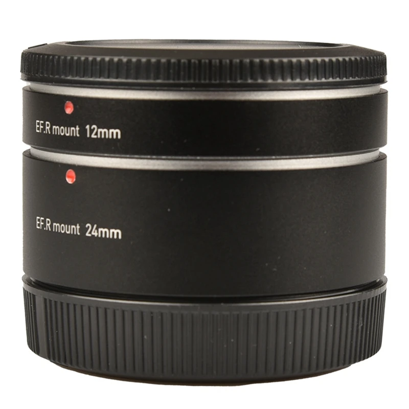 

12Mm 24Mm Electronic Auto Focus Macro Extension Tube Lens Adapter Ring For Canon Eosr R5 R6 EOSRP RF Mount Camera