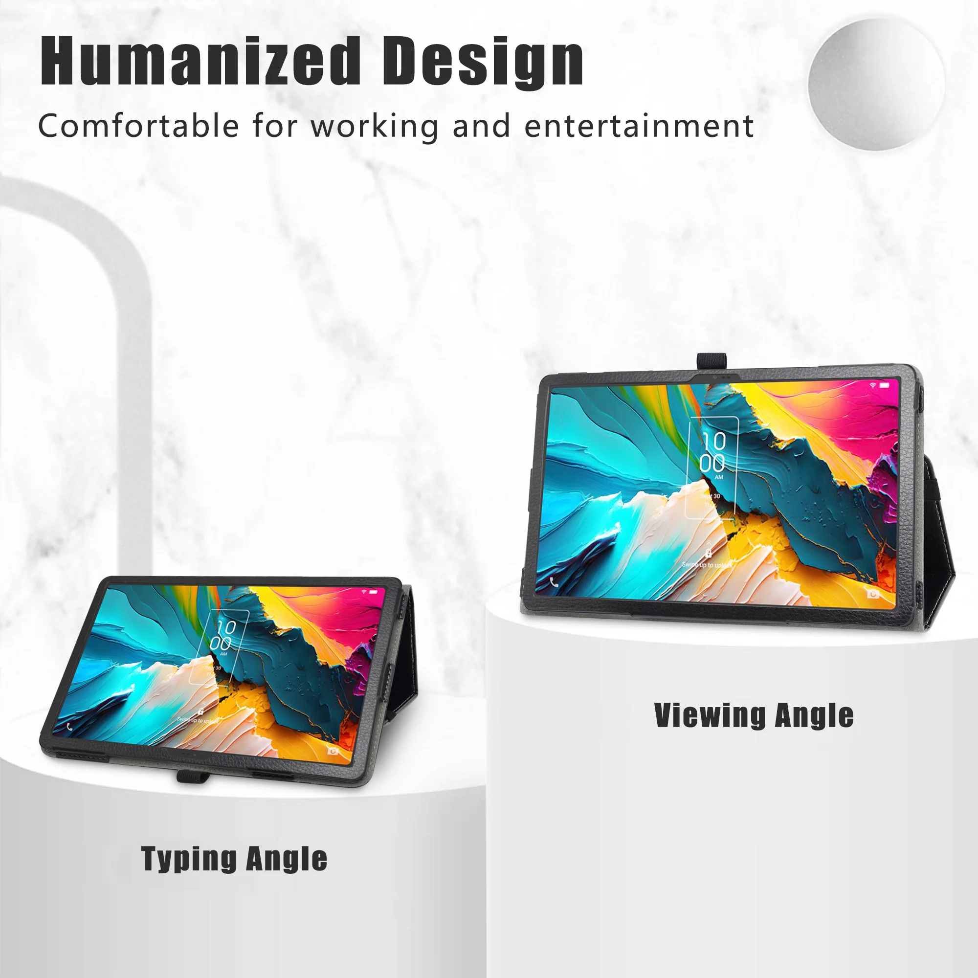 Capa Dobrável para Tablet com Fecho Elástico Capa para Tcl Nxtpaper 11 - Imagem 4